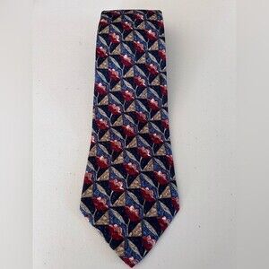 Lands End hand sewn, 100% silk tie.